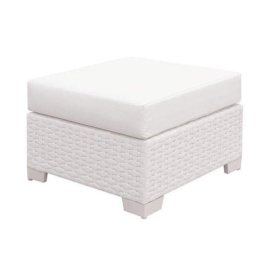Furniture of America Somani CM-OS2128WH-N Small Ottoman IMAGE 1