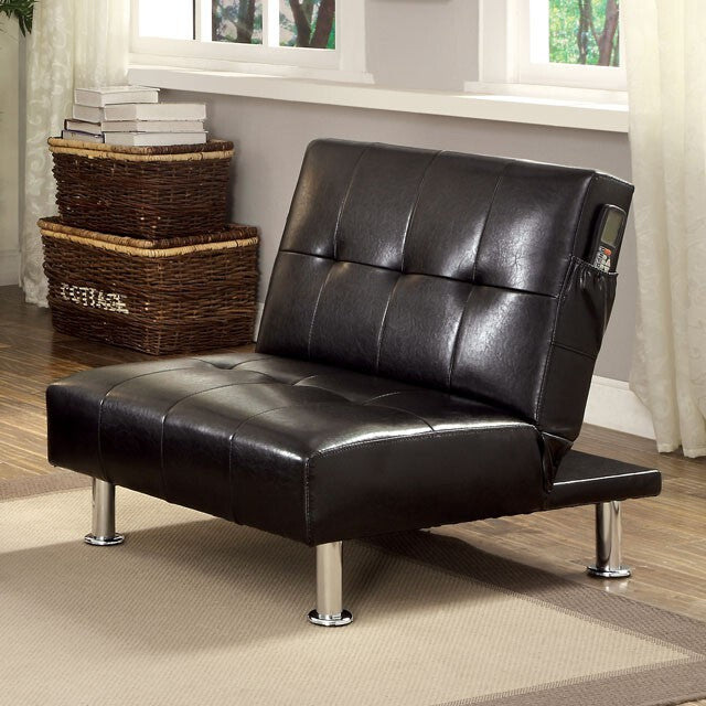 Furniture of America Bulle Futon CM2669BK-CH-VN IMAGE 3