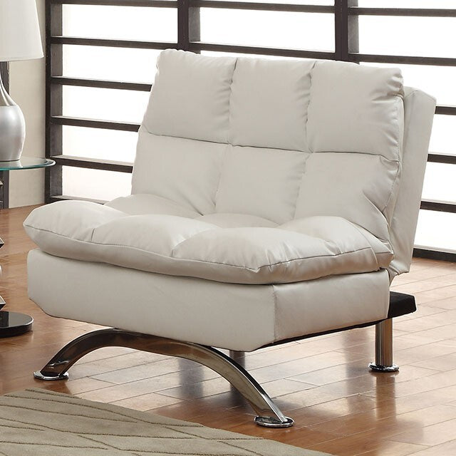 Furniture of America Aristo Futon CM2906WH-CH IMAGE 1