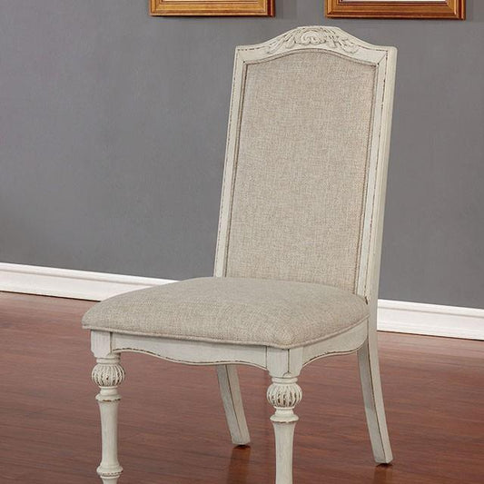 Furniture of America Arcadia CM3150WH-SC-2PK Side Chair (2/Ctn) IMAGE 1