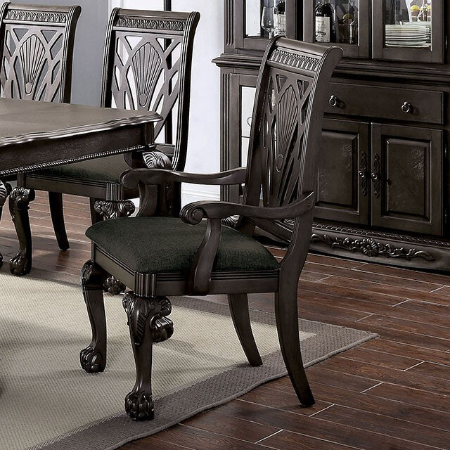 Furniture of America Petersburg Dining Chair CM3185DG-AC-2PK IMAGE 1