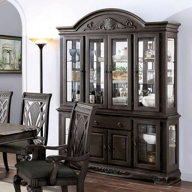Furniture of America Petersburg Buffet & Hutch CM3185DG-HB IMAGE 1