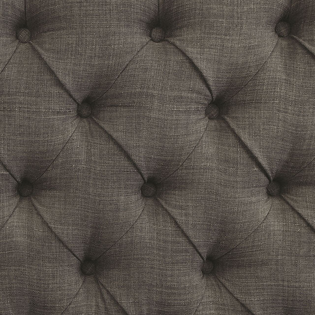 Furniture of America Sania Stationary Fabric Loveseat CM3324BK-GY-BN IMAGE 2