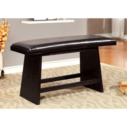 Furniture of America Hurley CM3433PBN Counter Ht. Bench IMAGE 1