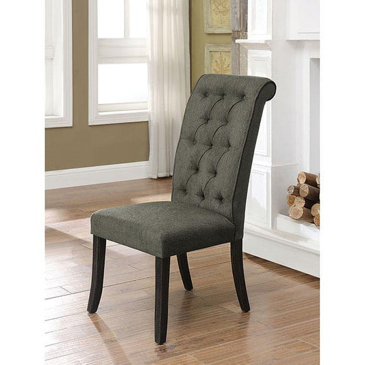 Furniture of America Sania CM3564GY-SC-2PK Side Chair (2/Ctn) IMAGE 1