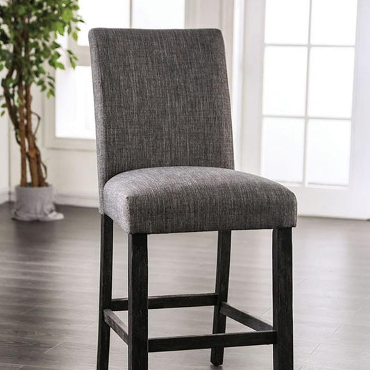 Furniture of America Brule CM3736GY-PC-2PK Counter Ht. Side Chair (2/Ctn) IMAGE 1