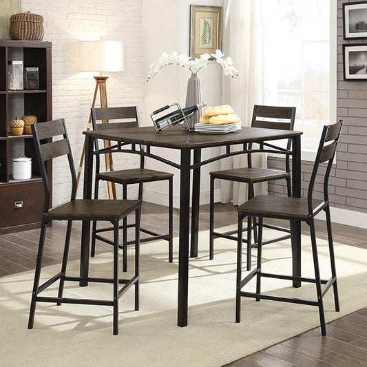 Furniture of America Westport CM3920PT-5PK 5 Pc. Counter Ht. Table Set IMAGE 1
