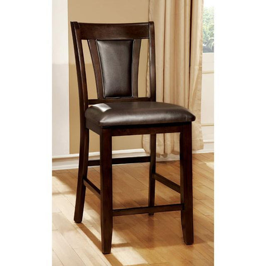 Furniture of America Brent CM3984DK-PC-2PK Counter Ht. Chair (2/Box) IMAGE 1