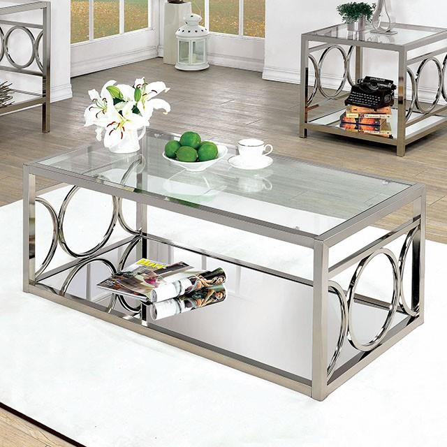 Furniture of America Rylee CM4166CRM-C Coffee Table IMAGE 2