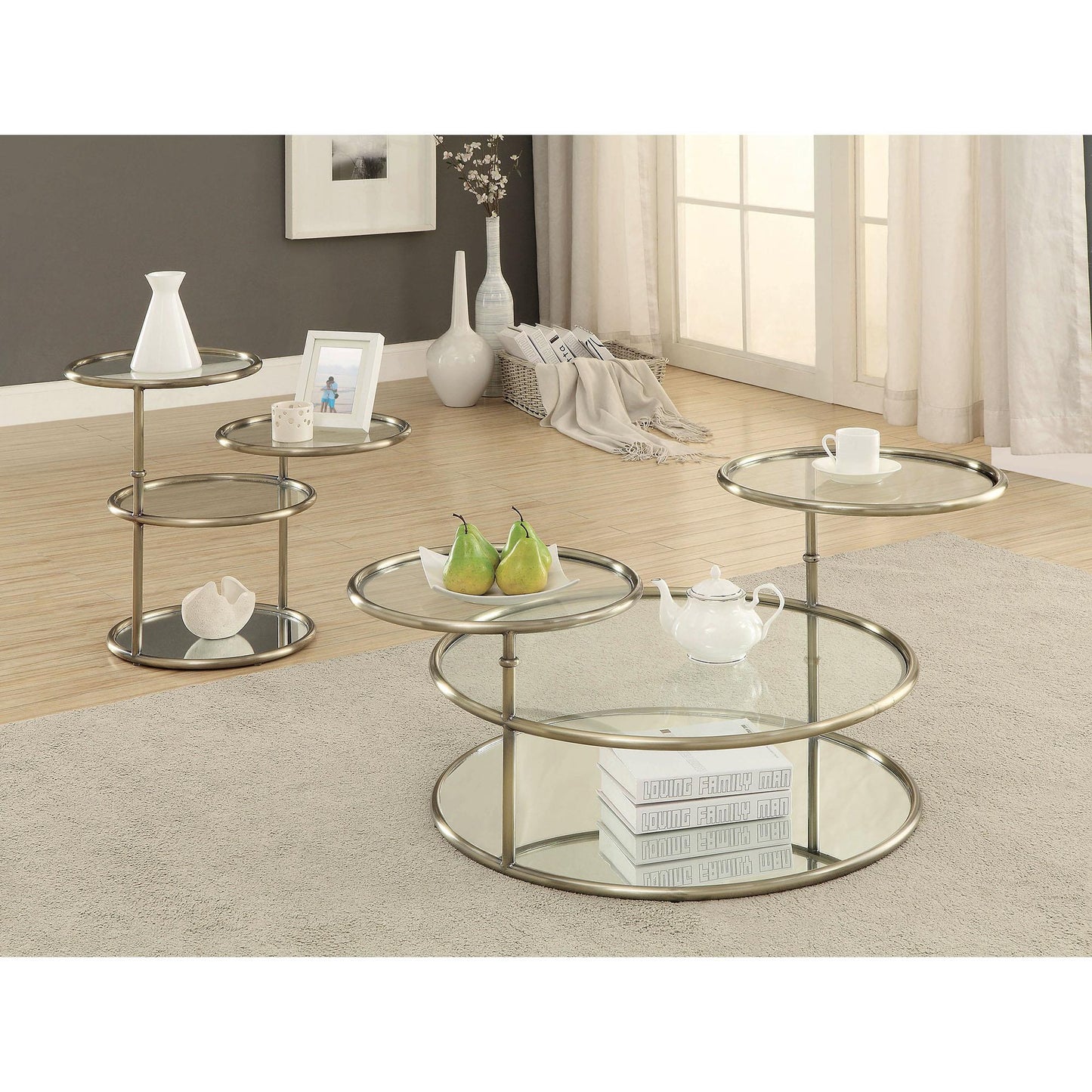 Furniture of America Athlone Coffee Table CM4358C IMAGE 2