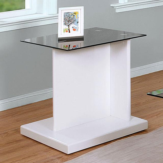 Furniture of America Mannedorf CM4567WH-E End Table IMAGE 1