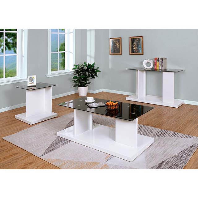 Furniture of America Mannedorf CM4567WH-S Sofa Table IMAGE 2