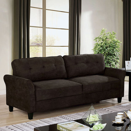 Furniture of America Alissa Stationary Fabric Sofa CM6213BR-SF IMAGE 1
