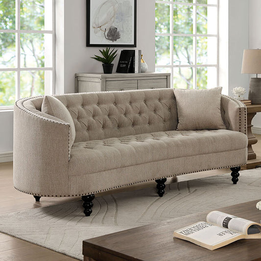 Furniture of America Francoise Fabric Sofa CM6460-SF IMAGE 1