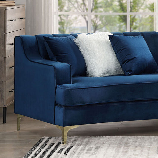 Furniture of America Selena Fabric Sectional CM6491NV-SECT IMAGE 1