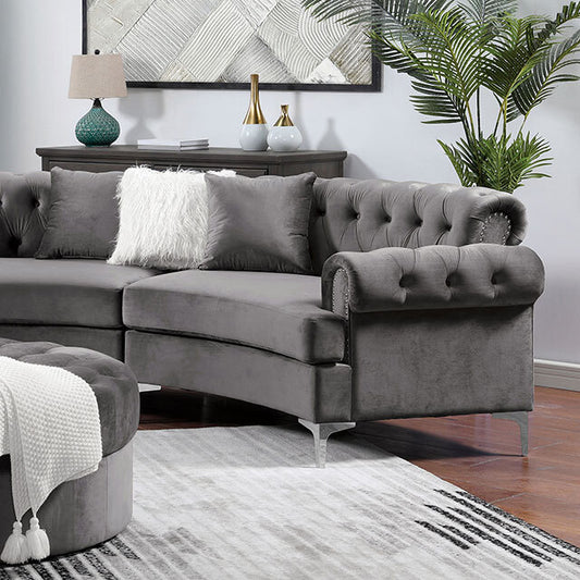Furniture of America Sophronia Fabric Sectional CM6492-SECT IMAGE 1