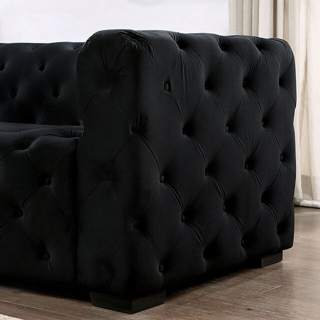 Furniture of America Zenaide Fabric Sectional CM6495BK-SECT IMAGE 4