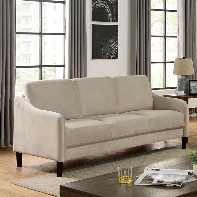 Furniture of America Kassel CM6496BG-SF Sofa IMAGE 1