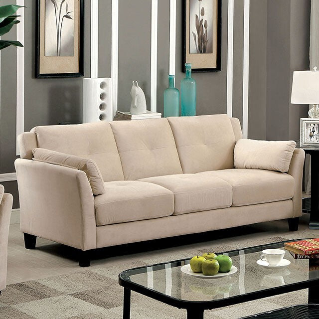 Furniture of America Ysabel Stationary Fabric Sofa CM6716BG-SF-PK IMAGE 3