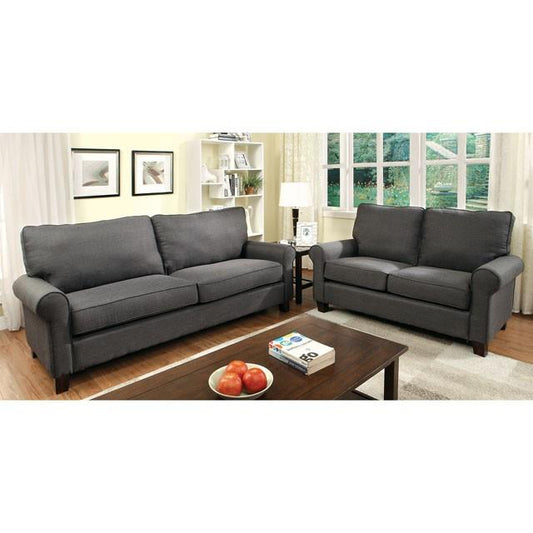 Furniture of America Hensel CM6760GY-CH Chair IMAGE 1