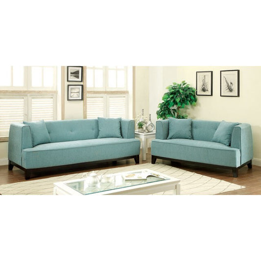 Furniture of America Sofia Stationary Fabric Loveseat CM6761BL-LV-PK IMAGE 1