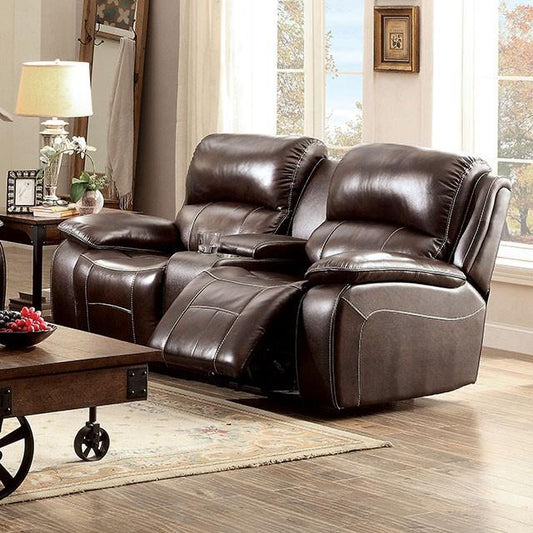 Furniture of America Ruth CM6783BR-LV Love Seat IMAGE 1