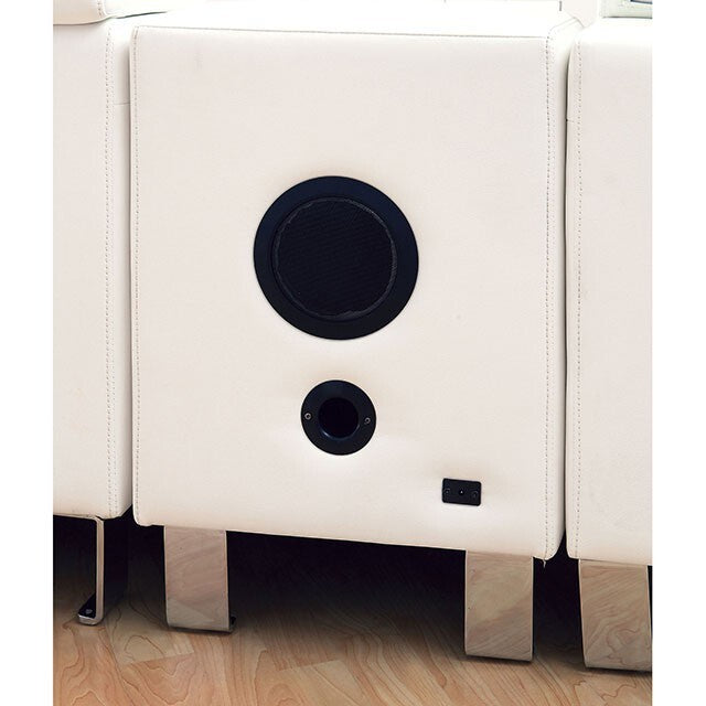 Furniture of America Kemina CM6833WH-SET Sectional IMAGE 6