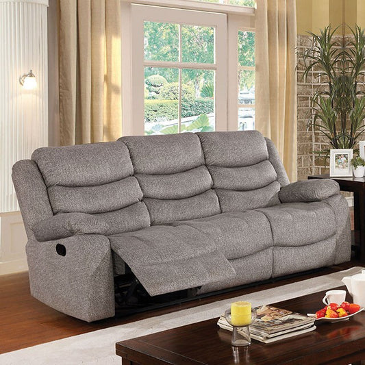 Furniture of America Castleford Reclining Fabric Sofa CM6940-SF IMAGE 1
