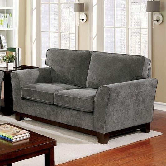 Furniture of America Caldicot CM6954GY-LV Love Seat IMAGE 1