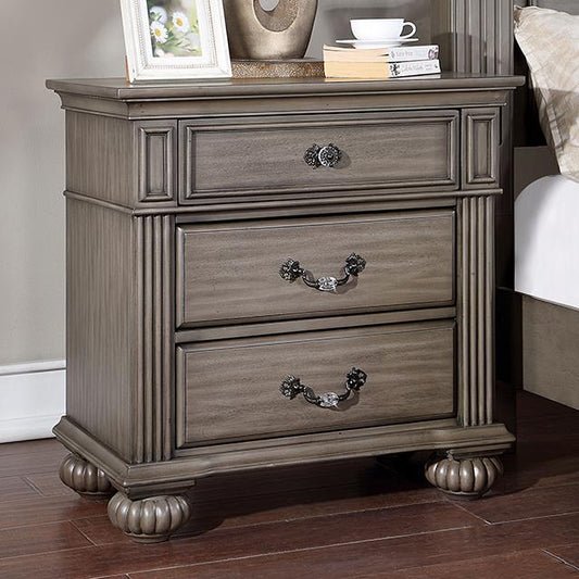 Furniture of America Syracuse CM7129GY-N Night Stand IMAGE 1