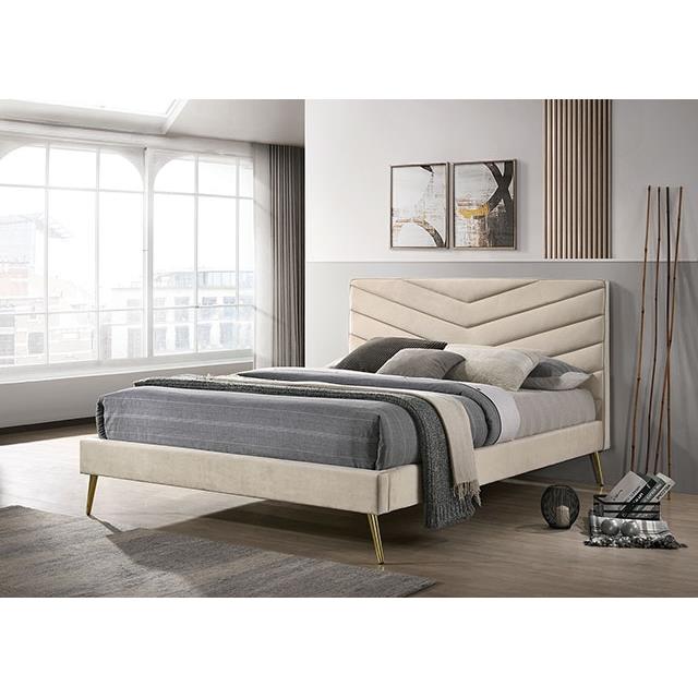 Furniture of America Vivar CM7220BG-EK-BED E.King Bed IMAGE 2