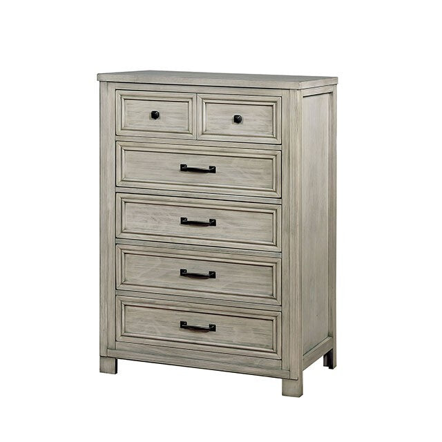 Furniture of America Tywyn 5-Drawer Chest CM7365WH-C IMAGE 3