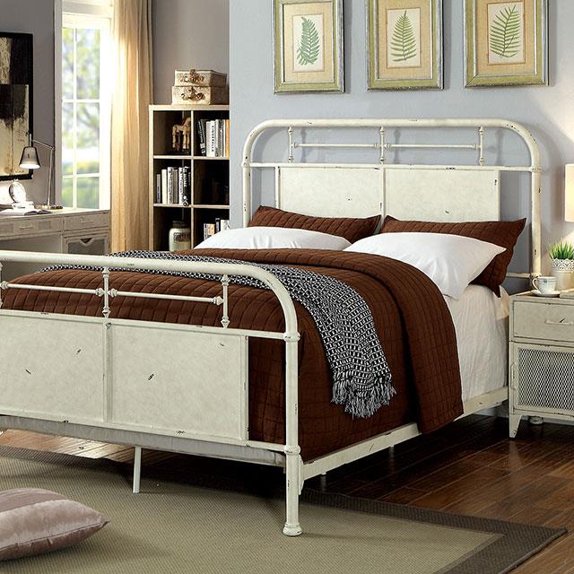 Furniture of America Haldus CM7502WH-CK Cal.King Bed IMAGE 2