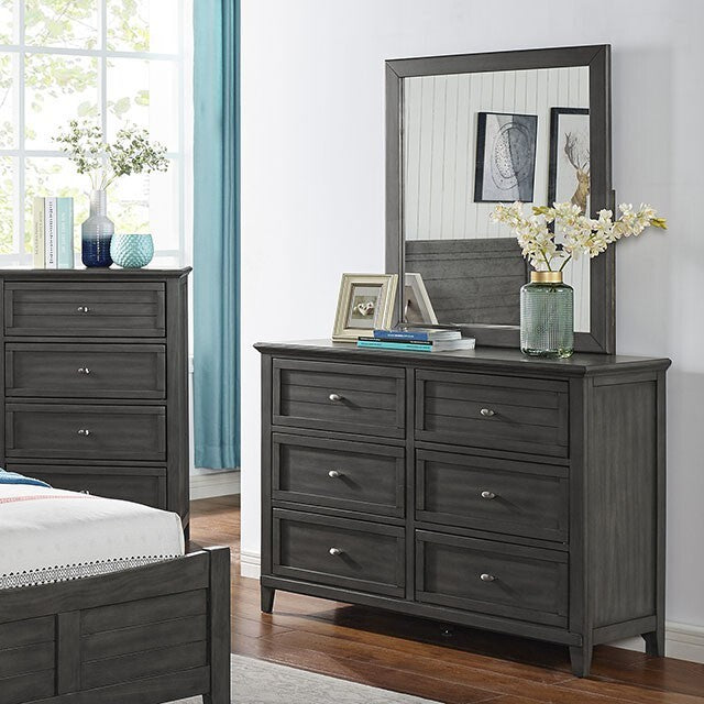Furniture of America Brogan 6-Drawer Kids Dresser CM7517GY-D IMAGE 1