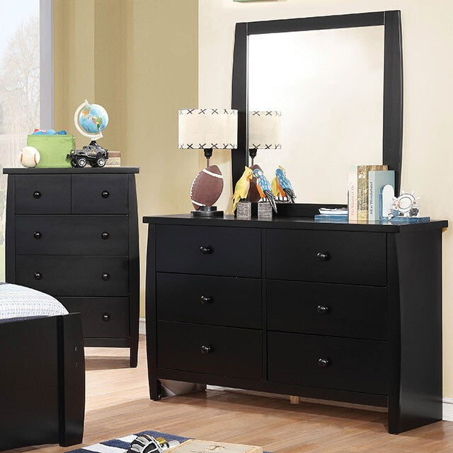 Furniture of America Marlee 6-Drawer Dresser CM7651BK-D-VN IMAGE 2