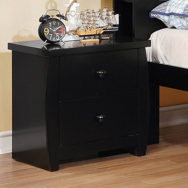 Furniture of America Marlee 2-Drawer Nightstand CM7651BK-N-VN IMAGE 2
