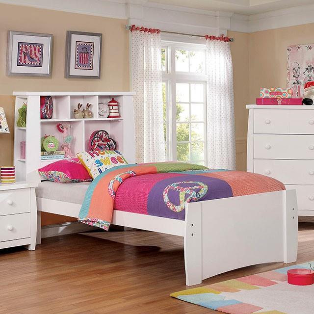 Furniture of America Marlee CM7651WH-T-BED Twin Bed IMAGE 7
