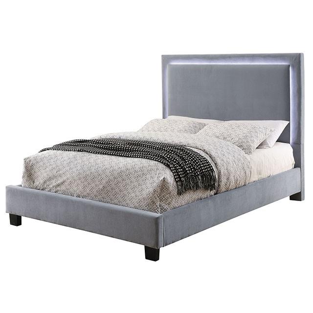 Furniture of America Erglow CM7695GY-F-BED-VN Full Bed, Gray IMAGE 8
