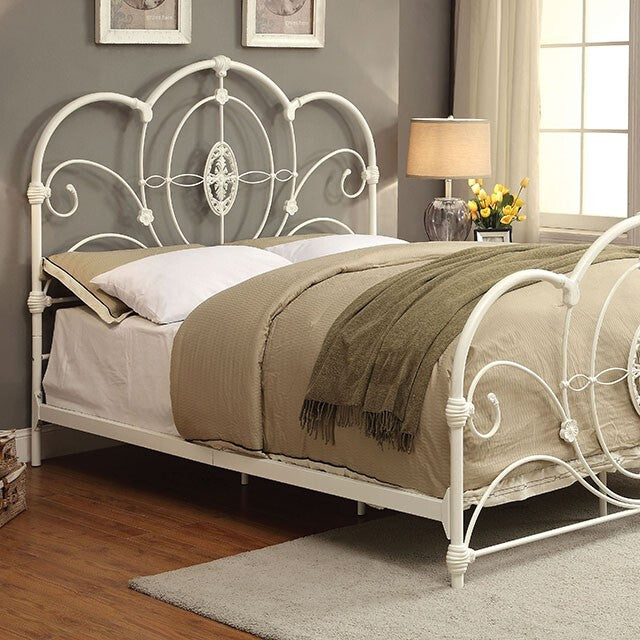 Furniture of America Jania California King Bed CM7709WH-CK IMAGE 2