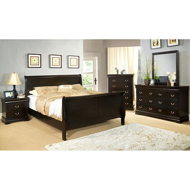 Furniture of America Louis Philippe Queen Bed CM7816EX-Q-BED IMAGE 2