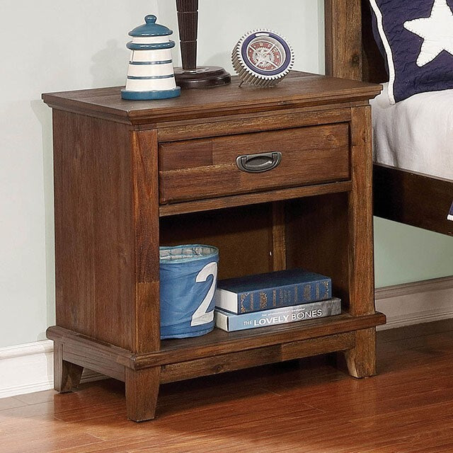 Furniture of America Colin 1-Drawer Kids Nightstand CM7909A-N IMAGE 2