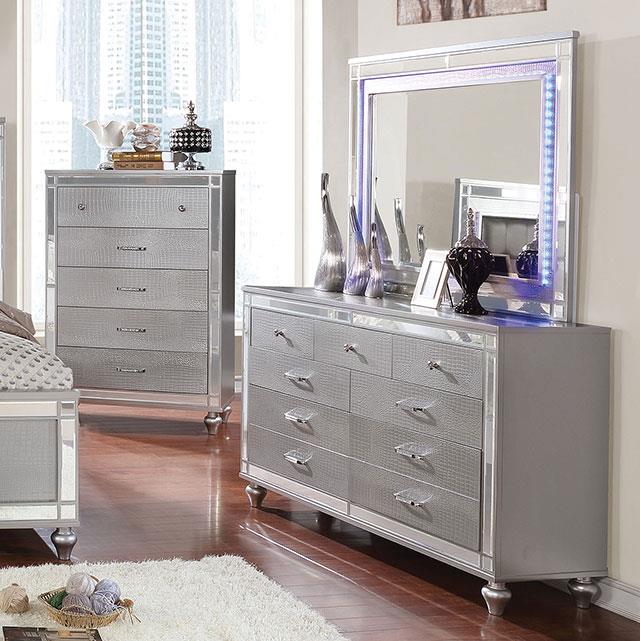 Furniture of America Brachium CM7977SV-D Dresser IMAGE 5