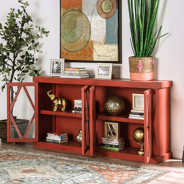 Furniture of America Accent Cabinets Cabinets EM-AC093RD IMAGE 2
