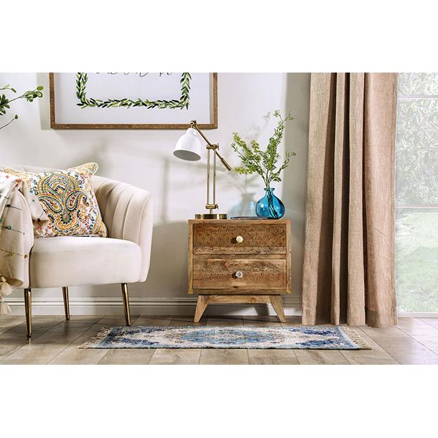 Furniture of America Blanchefleur 2-Drawer Nightstand FOA51005 IMAGE 2