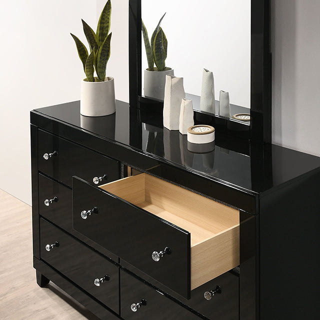 Furniture of America Magdeburg Full Bed FOA7038BK-F IMAGE 5