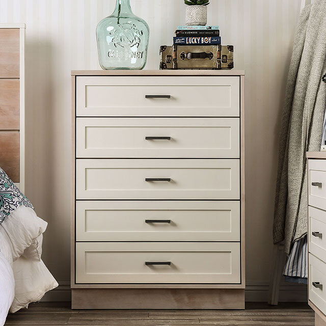 Furniture of America Roseburg 5-Drawer Chest FOA7605C-5D IMAGE 3