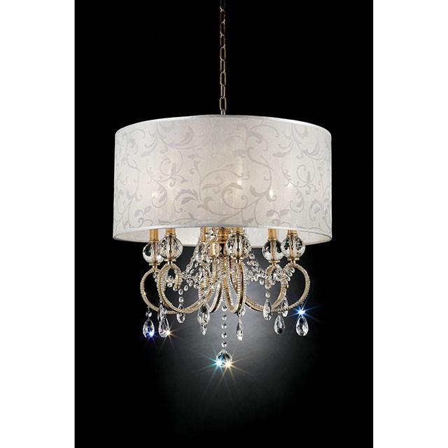 Furniture of America Deborah L9155H Ceiling Lamp IMAGE 1