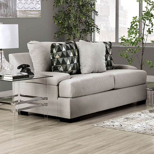 Furniture of America Reigate Stationary Fabric Loveseat SM1292-LV IMAGE 1