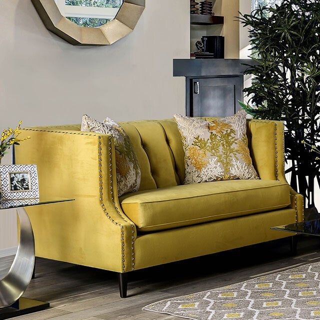 Furniture of America Tegan Stationary Fabric Loveseat SM2216-LV IMAGE 6