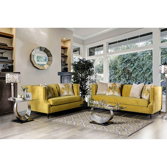 Furniture of America Tegan Stationary Fabric Sofa SM2216-SF IMAGE 1